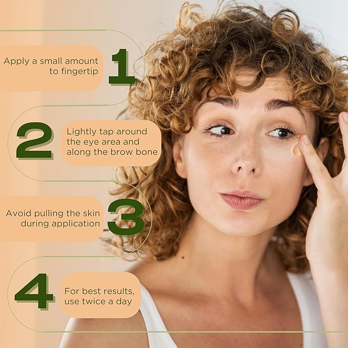 InstaNatural Hyaluronic Acid Eye Gel Cream, Hydrating Under Eye Cream for Women & Men, Decreases Puffiness, Dark Circles and Wrinkles, with Vitamin C, Caffeine, Squalane & Peptides, 0.5 Fl Oz