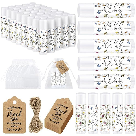 Demissle 50 Pcs Baby Shower Lip Flower)