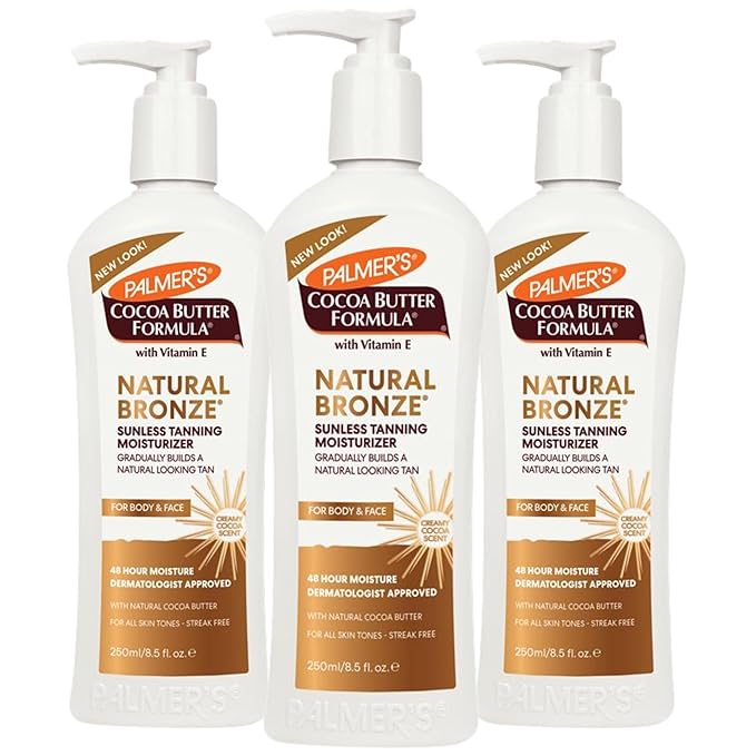 Palmer's Cocoa Butter Formula Natural Bronze Body Lotion, 8.5 Ounces (Pack of 3)