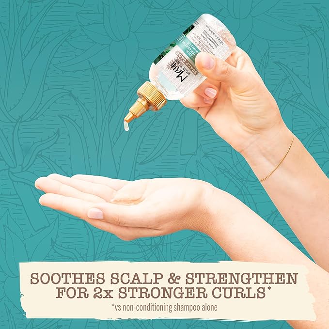 Maui Moisture Scalp Care Soothe & Strengthen Hair Serum with Rosemary Oil, Curly Hair Serum With Aloe Vera Helps Prevent Scalp Dryness & Strengthen Hair, Silicone-Free, 3.3 fl. Oz