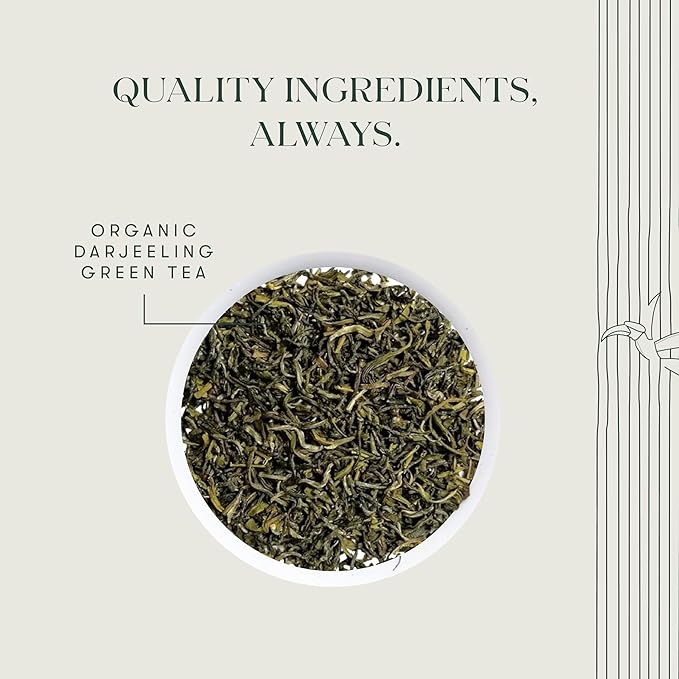 Luxmi Estates - Tokyo Green - Organic Makaibari Darjeeling Green Tea - 50 Tea Bags | From the Foothills of the Himalayas