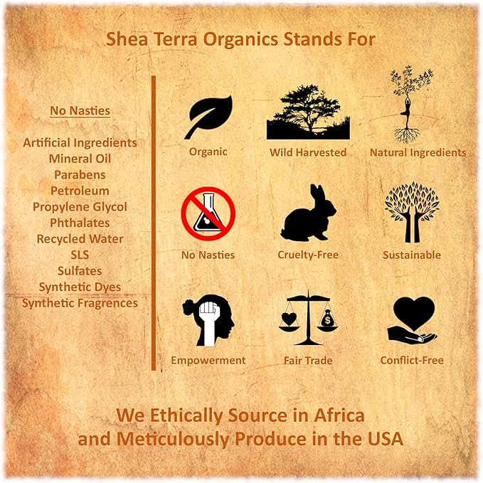 Shea Terra Organics Mama and Baby Collection | Bananas & Monkey Bread Baby Butter | Non Toxic All Natural Emollient with Baobab and Shea Butter for Cradle Cap, Rashes, Diaper Area and Dry Skin – 6oz
