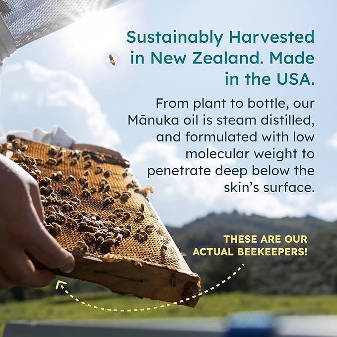 Manuka Honey Moisturizing Face Cream (1.7 Oz) - Face Moisturizer with Manuka Honey & Oil for Dry or Sensitive Skin - Anti-Aging Manuka Honey Cream Facial Moisturizer for Women & Men