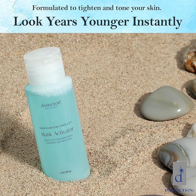 Distinction Mask Activator | Activates Distinction Mask Powder for Antiaging | Contains AHA for exfoliation (2 Fl Oz)