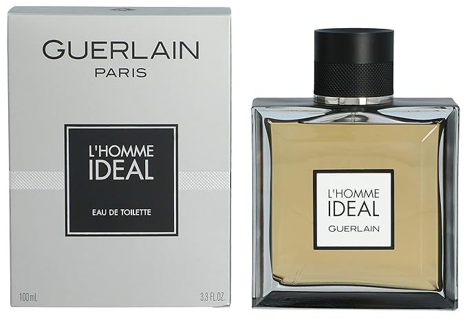 Guerlain L'homme Ideal Eau De Toilette Spray for Men, 3.3 Ounce