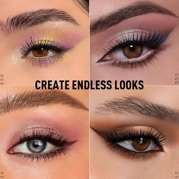 Eyeshadow Stick Matte Eye Shadow Pencil Cream to Powder Eye Brightener Crayon Long-Lasting Single Eyeshadow Buildable & Blendable High Pigmented Eye Liner Makeup for Women, 10 CORNFLOWER