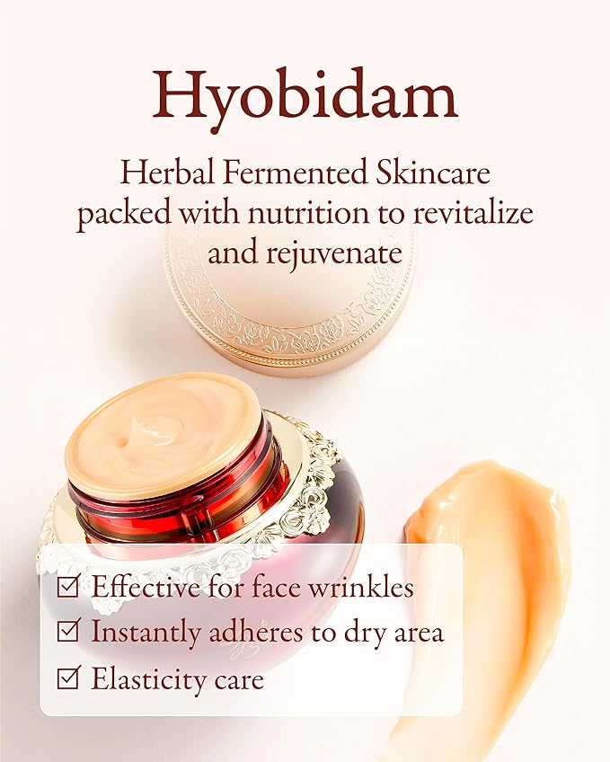 Sooryehan Hyobidam Fermented Eye Cream (0.84 fl oz) - Korean Skincare, Luxury Premium High-end Cream by LG Beauty. Intensive Skin Care.