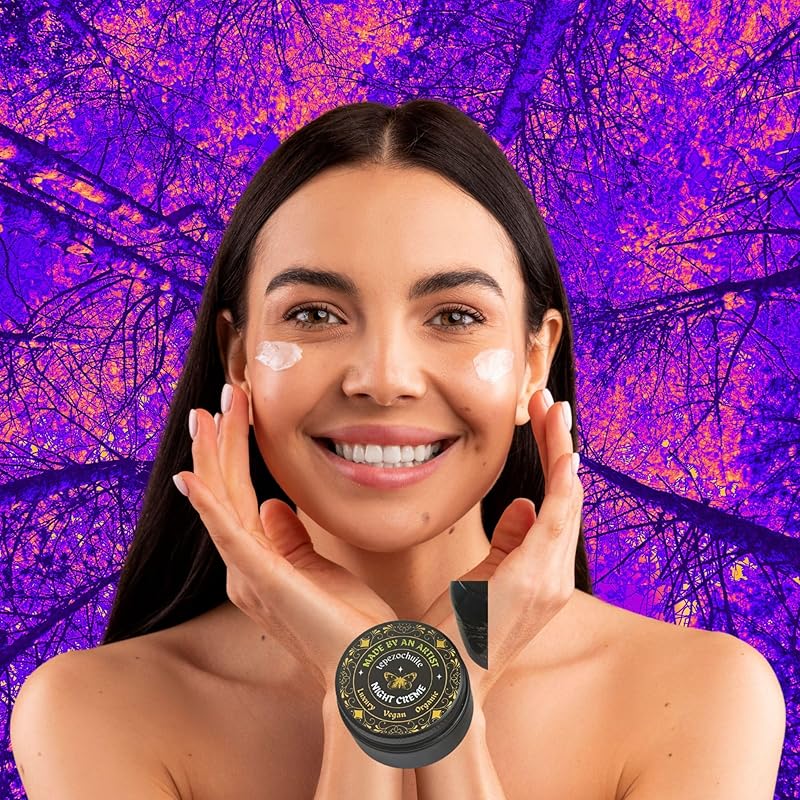 Tepezcohuite Face and Body Night Crème Organic Vegan Hydrating Anti Aging Skin Conditioner - 1 oz