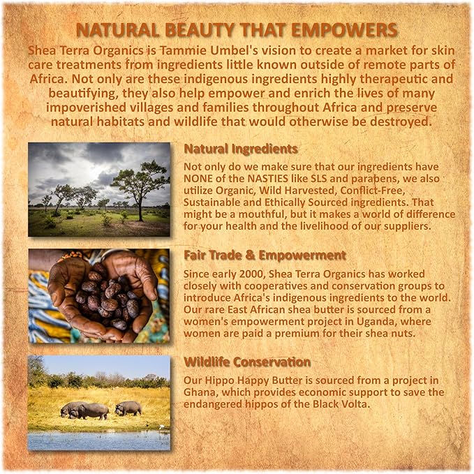 Shea Terra Organics Mama and Baby Collection | Bananas & Monkey Bread Baby Butter | Non Toxic All Natural Emollient with Baobab and Shea Butter for Cradle Cap, Rashes, Diaper Area and Dry Skin – 6oz