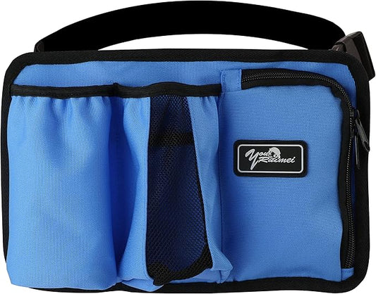 Massage Bottle Bag Massage Therapist Holster Massage Lotion Holster Massage Oil Holster（YR-3KD-Blue）