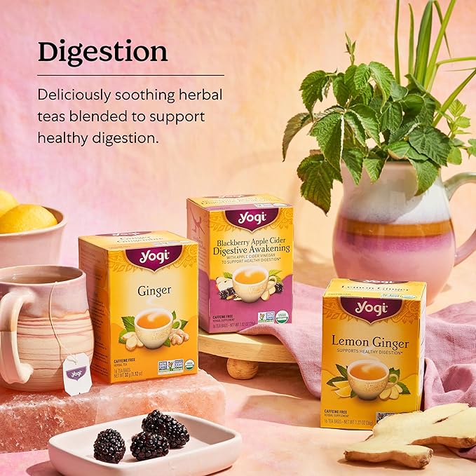 Yogi Tea - Purely Peppermint Tea (6 Pack) - Supports Healthy Digestion - Caffeine Free - 96 Organic Herbal Tea Bags