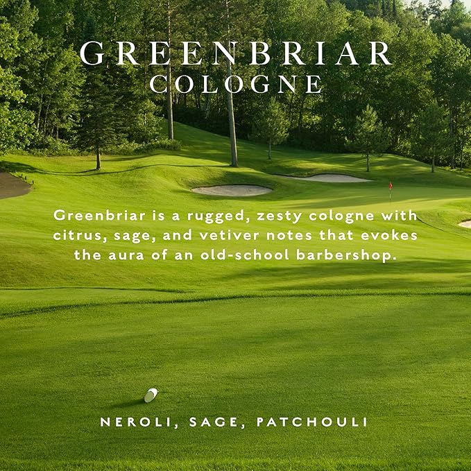 Caswell-Massey Greenbriar Cologne Discovery, A Classic and Zesty Scent with Citrus, Sage & Rugged Velvety Notes, Sample Size Vial, Cologne for Men, 0.25 Fl Oz