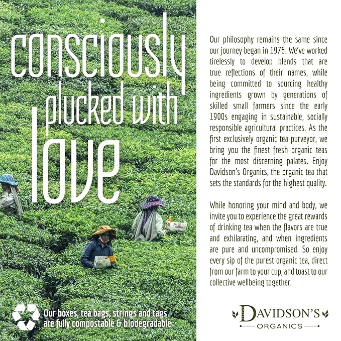 Davidson's Organics, Tulsi Rooibos Chai, Loose Leaf Tea, 16-Ounce Bag