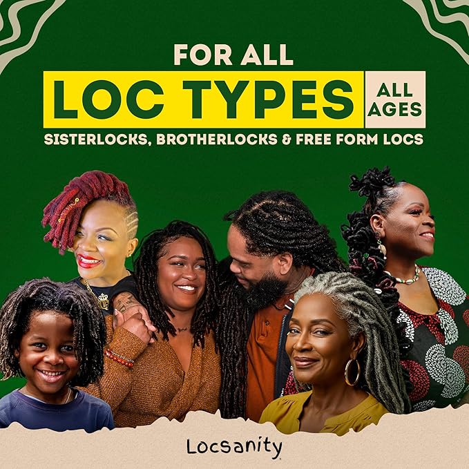 Locsanity Rosewater and Peppermint Daily Moisturizing Spray – Jumbo Size Hydrating Dreadlock Spray to Nourish The Scalp and Protect Hair from Oil and Buildup (32oz)