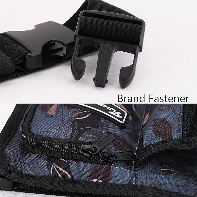 Massage Oil and Lotion Bottle Bag Holster for Massage Therapists (TH3KD-Ash Leaves)