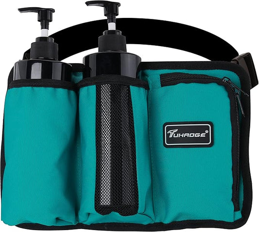 Massage Oil Holster Massage Bottle Bag Lotion Holster Massage Therapist Massage Oil Holster Massage Lotion …(3kd9D-Mail Green)