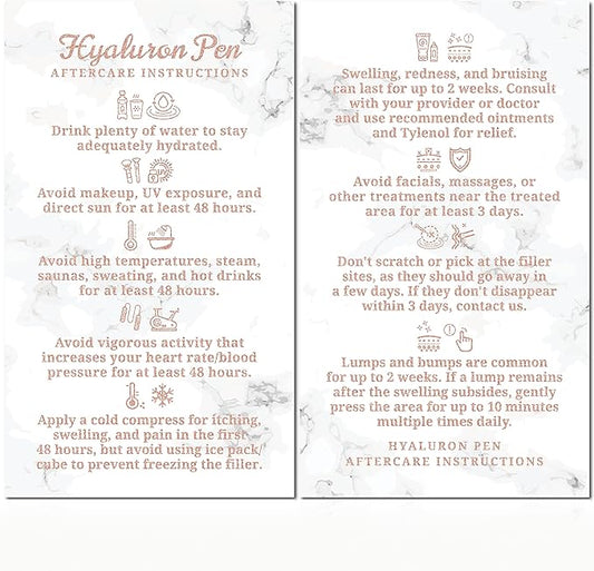 100 Pack - Premium Hyaluron Pen Supplies