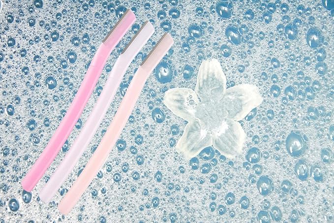 Facial Razor Large for Women Pack of 9(3pcs x 3 packs) Includes MAYAX Original Oil Blotting Paper japan import