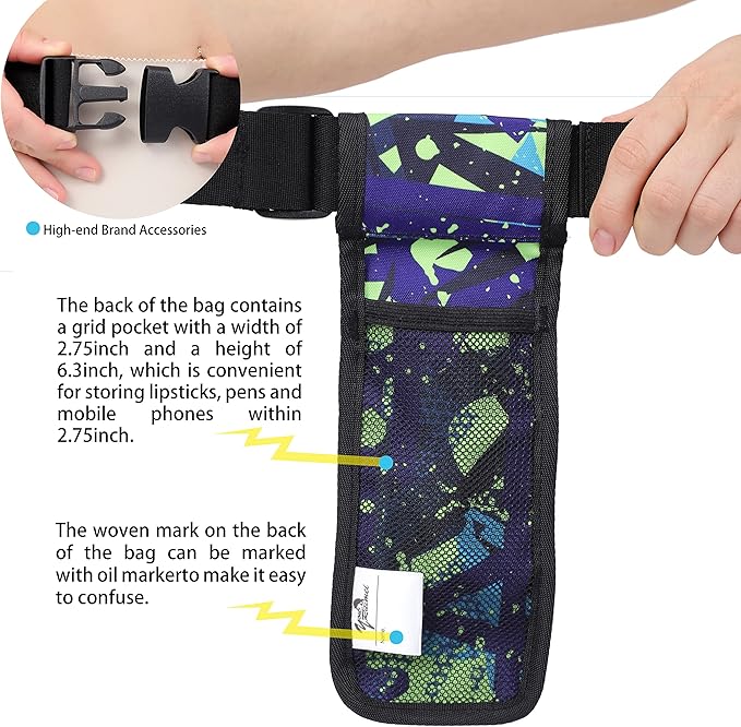 Massage Bottle Bag Massage Therapist Holster Massage Lotion Holster Massage Oil Holster（YR1KD-MiCai-LV）