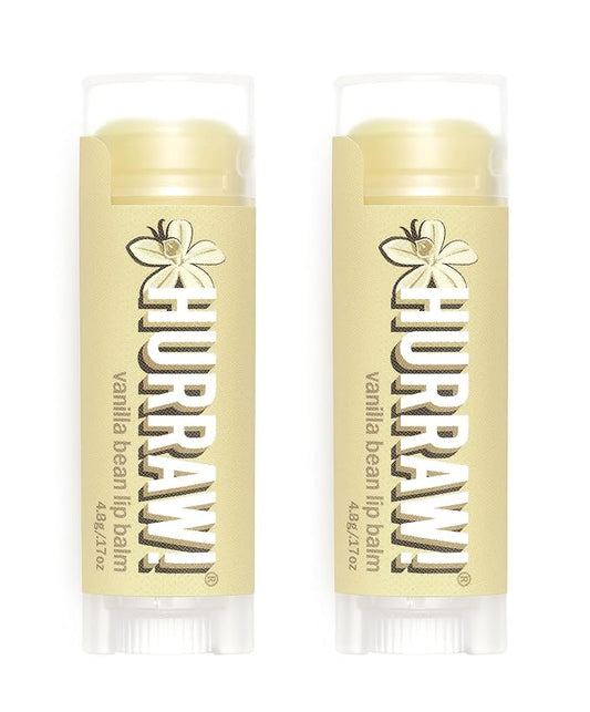Hurraw! Vanilla Bean Lip Balm, 2 Palm
