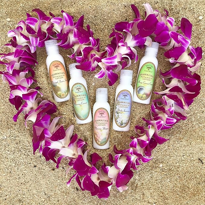 Island Soap and Candle Works Pineapple Scented Body Lotion for Men and Women, Paraben Free Body Moisturizer - Hydrating Hawaiian Skincare - Pineapple Passion Fruit - 2 Fl Oz Travel Size Bottle