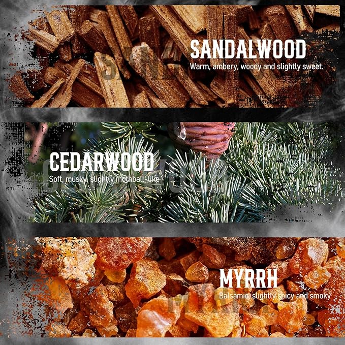 Essential Oils for Men, ARVIDSSON Masculine Essential Oils, Manly Fragrance Oils for Diffuser, Sandalwood, Cedarwood, Leather, Sweet Tobacco, Bay Rum, Myrrh, Gift for Men