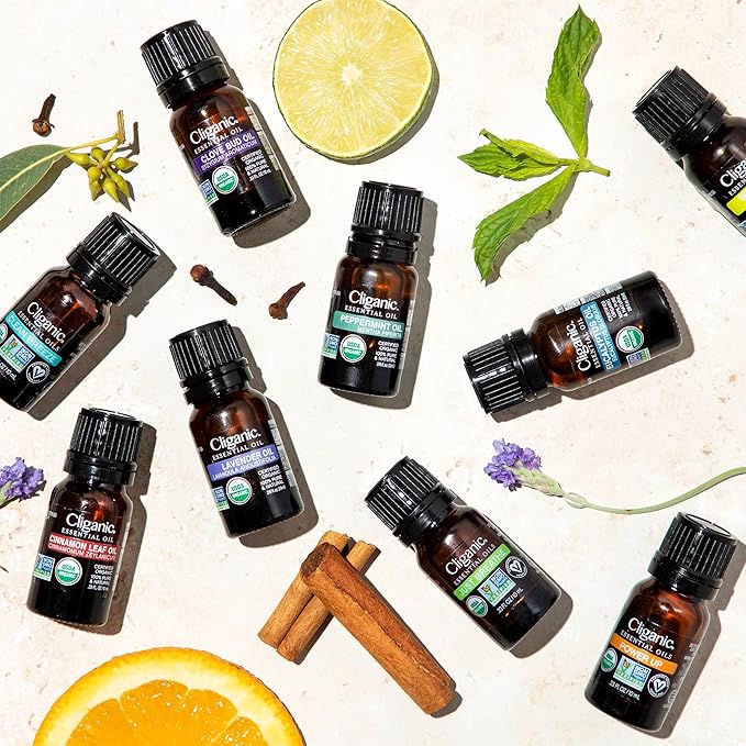 Cliganic Organic Essential Oils Blend - Deep Breaths - State of Flow (Packaging May Vary)