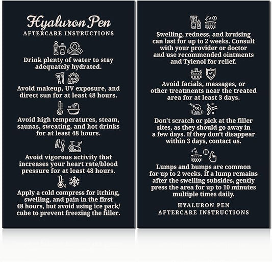 100 Pack - Premium Hyaluron Pen Supplies