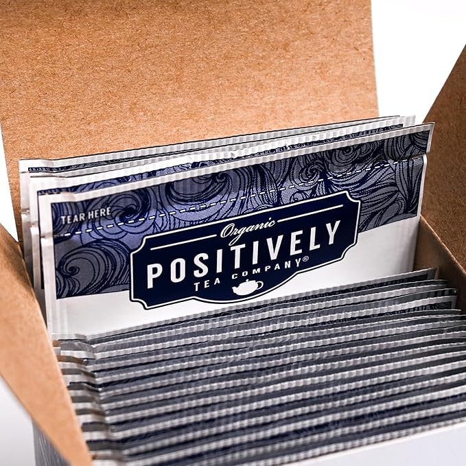 Organic Positively Tea Company, Assam Black Tea Bags, 20 Count