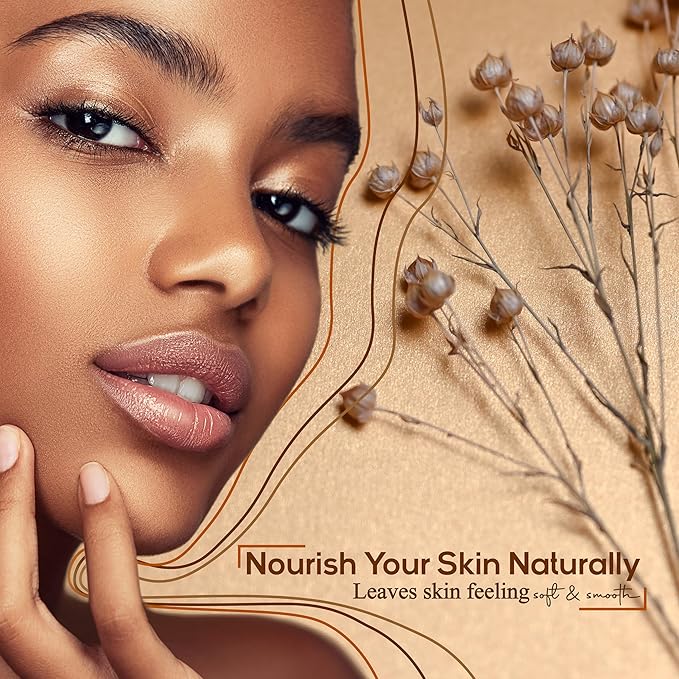 Flaxseed Oil 16 fl. oz. Unrefined Cold Pressed 100% Pure Natural Carrier For Skin, Face, Body Moisturizer, and Hair Growth.