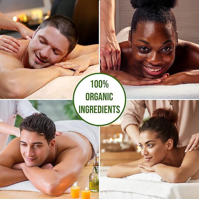 Organic - Edible Berry Sensual Massage Oil for Couple - Edible | No Stain & Non-Sticky | with Coconut Oil, Natural Lime & Juniper Berry.