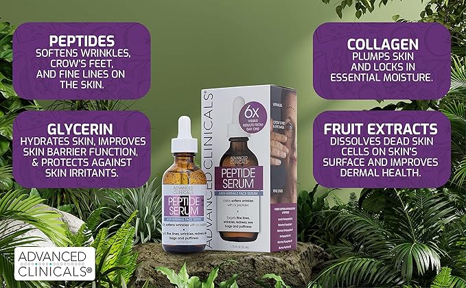 Advanced clinicals 6x concentrate peptides