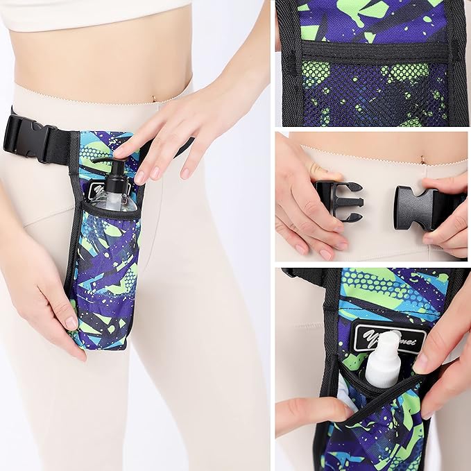 Massage Bottle Bag Massage Therapist Holster Massage Lotion Holster Massage Oil Holster（YR1KD-MiCai-LV）