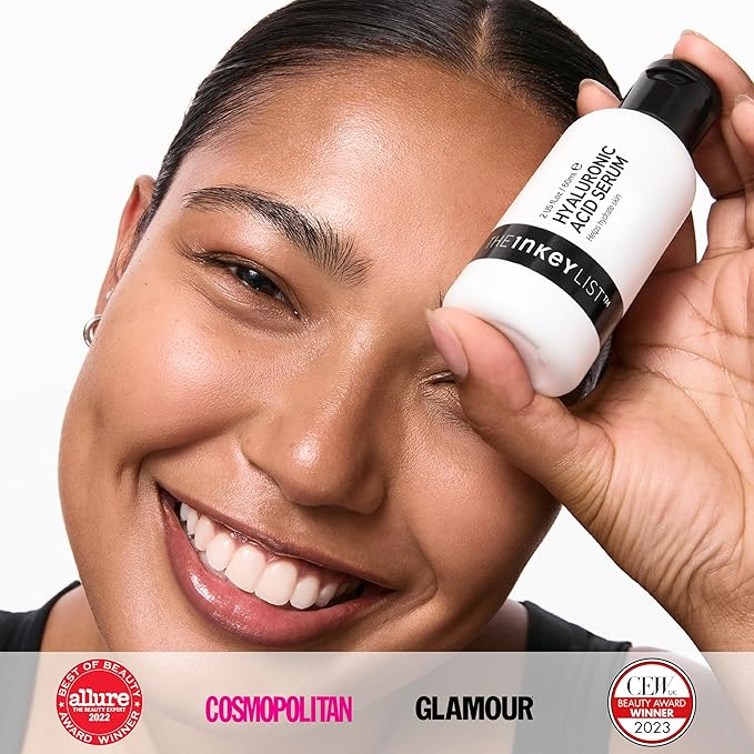 The INKEY List 2% Hyaluronic Acid Face Serum 2 FL/60ml, Hydrating Skincare, Combats Dry Skin, Vegan Friendly, Suitable For All Skin Types