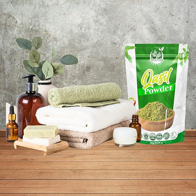 Jaunty Qasil Powder 30 grams - Authentic African | Plant Based Mask | Deep Cleansing | Beauty Secret | Ethically Sourced from Somalia All Skin Types
