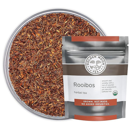 Rooibos Tea -Caffeine Free - Organic - Loose Leaf - Bulk - Non GMO - 96 Servings