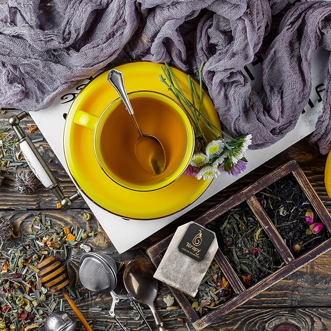 Térapy Ceylon All Day Slimming Tea | All Natural Herbal Ingredients featuring Garcinia Cambogia | Organic Herbal Slimming Tea Bags | Eco-friendly Individually Wrapped Tea Bags - 18 Count